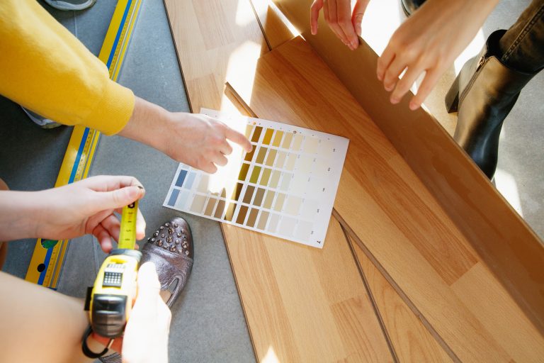 Pose de parquet